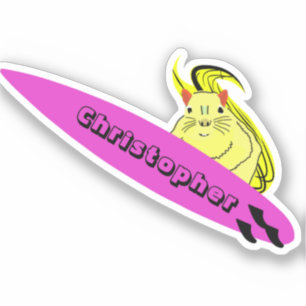Pegatina Naughty Squirrel #527 Surfing