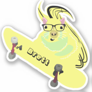 Pegatina Naughty Squirrel #563 Brett Skateboarding