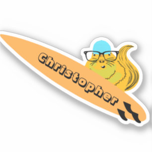 Pegatina Naughty Squirrel #672 Surfing