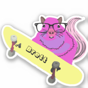Pegatina Naughty Squirrel #700 Brett Skateboarding