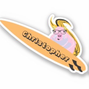 Pegatina Naughty Squirrel #719 Surfing