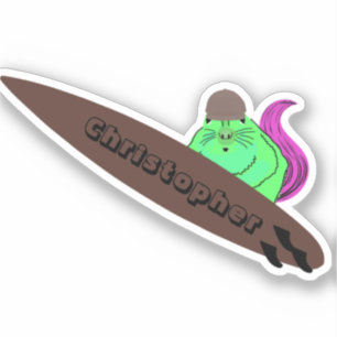 Pegatina Naughty Squirrel #816 Surfing