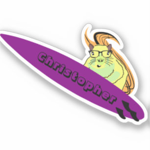 Pegatina Naughty Squirrel #820 Surfing