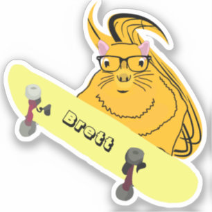 Pegatina Naughty Squirrel #875 Brett Skateboarding