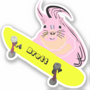 Pegatina Naughty Squirrel #936 Brett Skateboarding