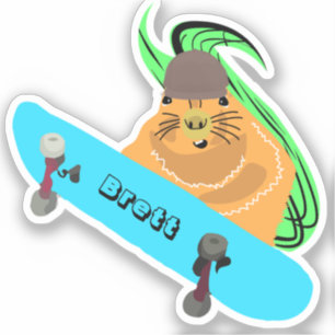 Pegatina Naughty Squirrel #941 Brett Skateboarding