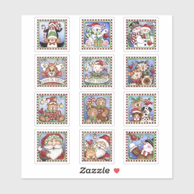 Pegatina Navidades (Hoja)