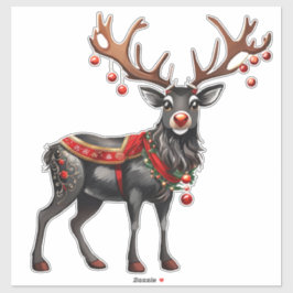 Pegatina Navidades_10 Personalizado-Pegatina de vinilo de c