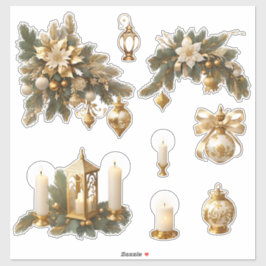 Pegatina Navidades_12 Personalizado-Pegatina de vinilo de c