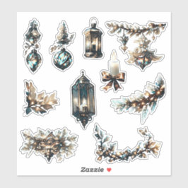 Pegatina Navidades_14 Personalizado-Pegatina de vinilo de c