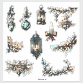 Pegatina Navidades_14 Personalizado-Pegatina de vinilo de c