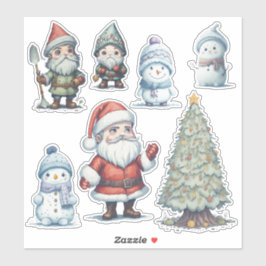 Pegatina Navidades_16 Personalizado-Pegatina de vinilo de c