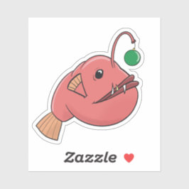 Pegatina Navidades Anglerfish