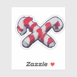 Pegatina Navidades Candy Cane