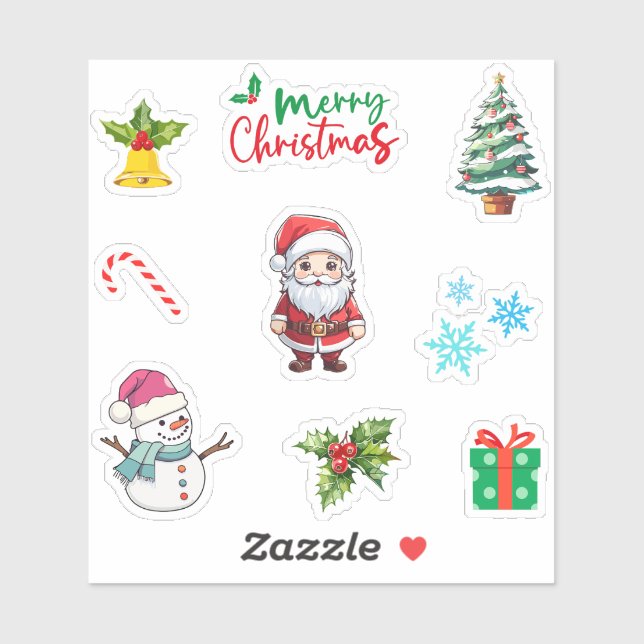 Pegatina Navidades Cute Winter Holiday Elements Pack 9pc (Hoja)