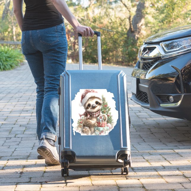 Pegatina Navidades de camisetas eslovacas Santa Hat (Maleta Insitu)