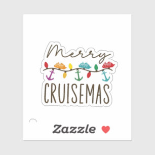 Pegatina Navidades de crucero con  de crucero de casamenter