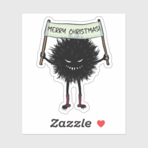 Pegatina Navidades de gótico Caracter Mal Bug
