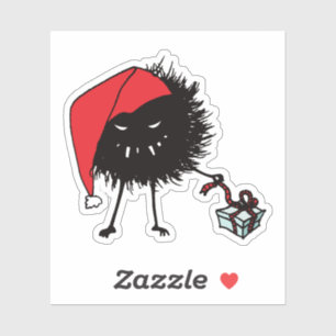 Pegatina Navidades de gótico Caracter Mal Bug