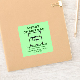 Pegatina Navidades de negocios ligan el vinilo de Green Squ