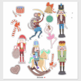Pegatina Navidades de Nutcracker