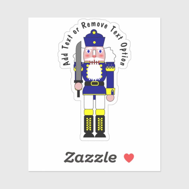 Pegatina Navidades de soldados de cazabombardos azules (Hoja)