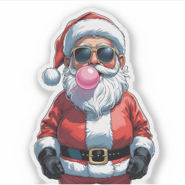 Pegatina Navidades de Summer Santa Guay (Anverso)