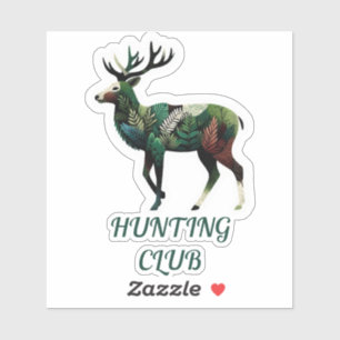 Pegatina Navidades DEL CLUB DE HUNTING