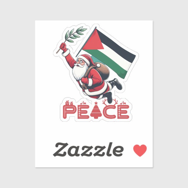 PEGATINA NAVIDADES EN PAZ (Hoja)