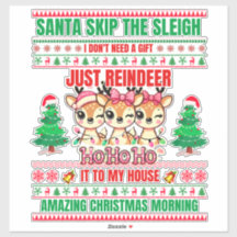 Navidades Feliz Navidad Por Regalos Renos