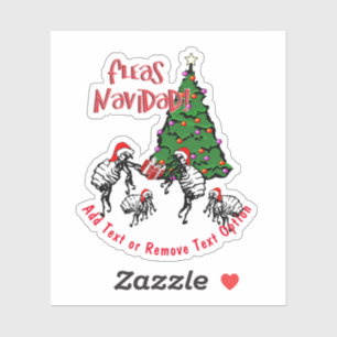 Pegatina Navidades Fleas Navidad