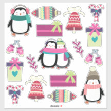 Navidades mixtos superadorables con pingüinos