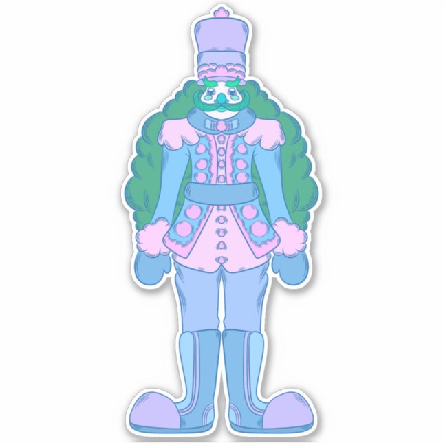 Pegatina Navidades Nutcracker (Anverso)