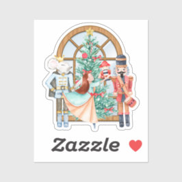 Pegatina Navidades Nutcracker Ballerina Mouse King Vinyl