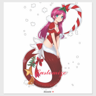 Pegatina Navidades Pixie Mermaid Thunder_Cove