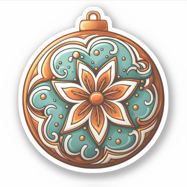 Pegatina Navidades Redondos Al Estilo personalizado Cocina  (Anverso)