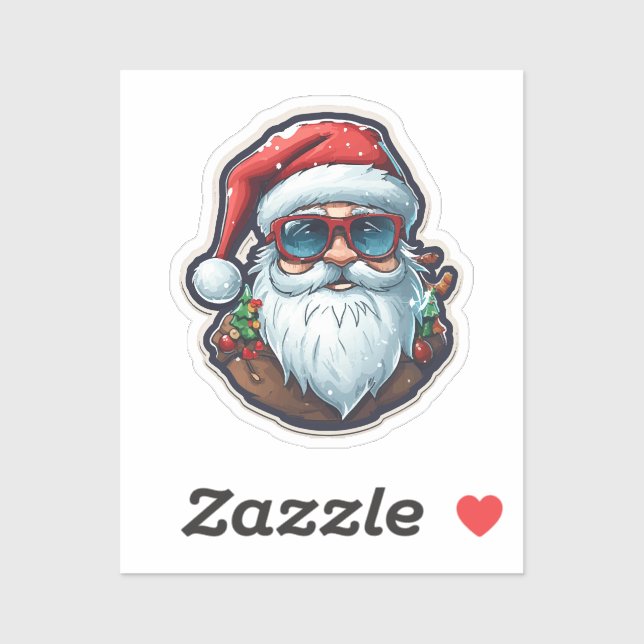 Pegatina Navidades Santa (Hoja)