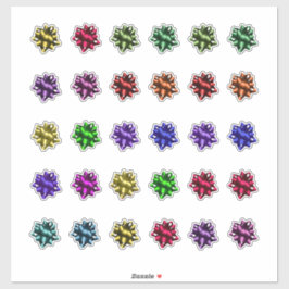 Pegatina Navidades Satin Bows Mucha de 30 por hoja