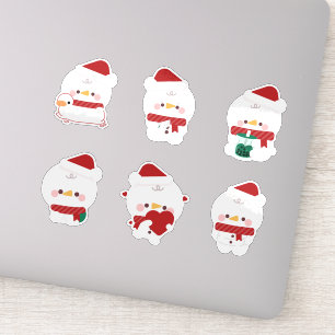Pegatina Navidades Snowman
