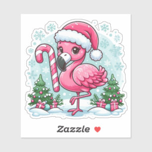 Pegatina Navidades Sublimación Flamingo Clipart-10424