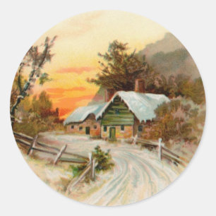 Pegatina navideña de Victoria