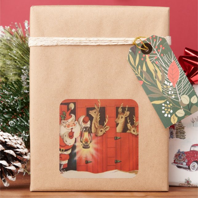 Pegatina navideño navideño de Navidad (Vacaciones)