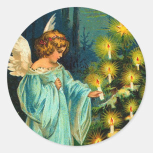 Pegatina navideño vintage