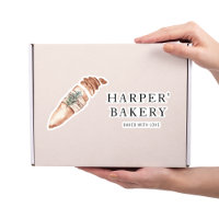 Negocio con logotipo profesional de panadería mode