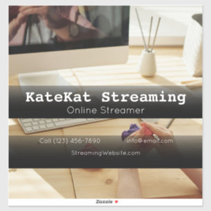 Pegatina Negocio de publicidad de vehículos de la compañía