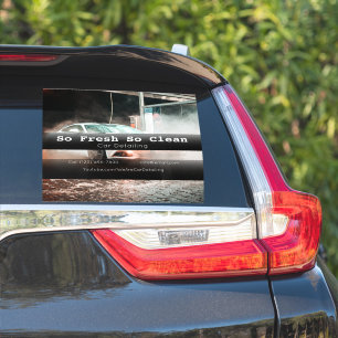 Pegatina Negocio de publicidad de vehículos de la compañía 