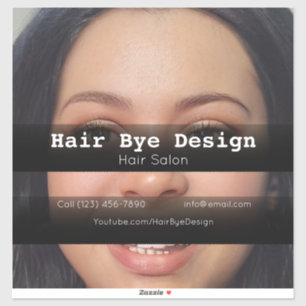 Pegatina Negocio de publicidad de vehículos de la empresa H