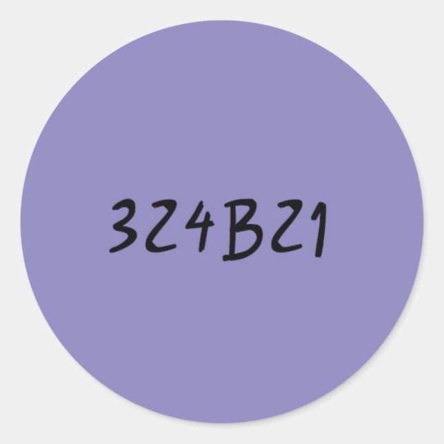 Pegatina negro huérfano - Cosima 324b21 púrpura (Anverso)