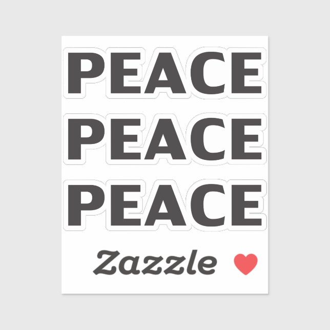 Pegatina Negro minimalista moderno (Hoja)