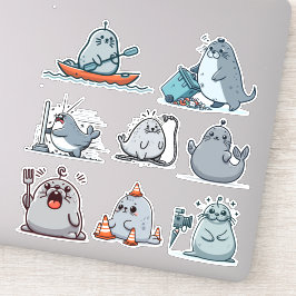 Pegatina Neil The Seal 1